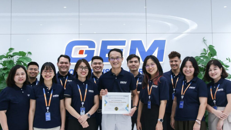 Ban Giám đốc GEM kỷ niệm thành tựu đạt được đánh giá CMMI Level 3