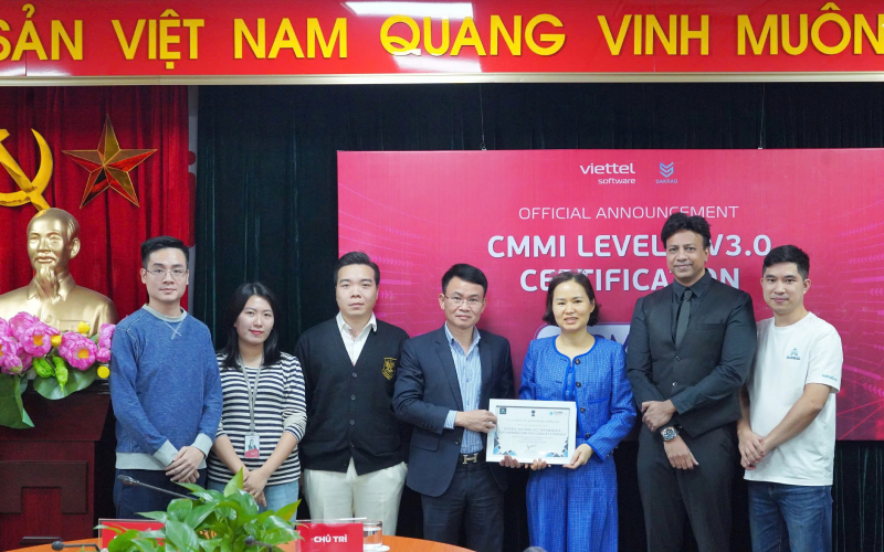 Viettel Investment Technology (VTIT) chính thức đạt chứng nhận CMMI Level 5